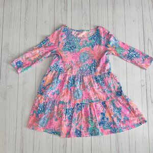 Lilly Pulitzer Pink and Blue Kids Dress